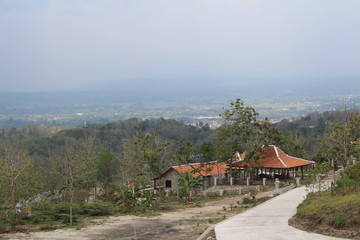 landscape on the mountains