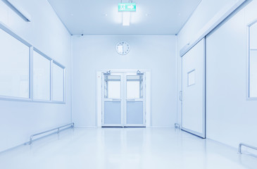 modern interior of science laboratory or industry factory background