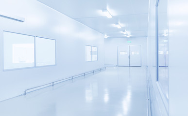 modern interior of science laboratory or industry factory background