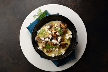 Ukrainian dish banosh