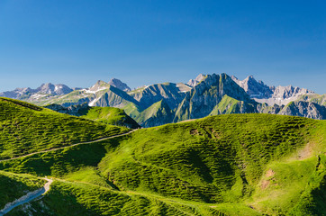 Blick vom Nebelhorn
