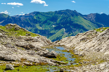 Wandern in den Alpen