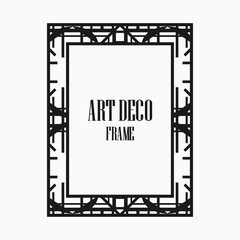 Art Deco border frame