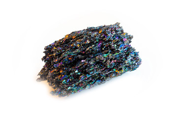 Rare Silicon Carbide Moissanite mineral stone isolated