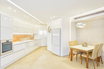 New kitchen in a modern home