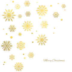 Snowflakes. Background. Christmas decorations. Festive vector illustration.