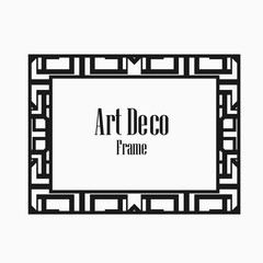 Art Deco border frame