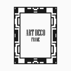 Art Deco border frame