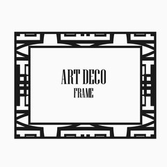 Art Deco border frame