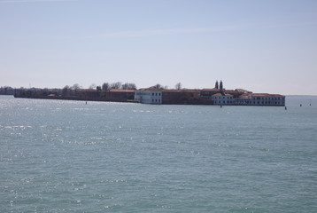 View from Venice car ferry of San Servolo 4257
