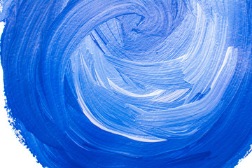 Blue swirl acrylic background. Vortex dynamic banner