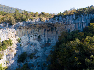 Waterfall Sopot (slap Copot) close to Buzet, Istria, Croatia, is a favourite climbing site. When...