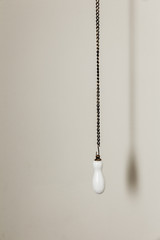  Old pull handle hanging bronze chain