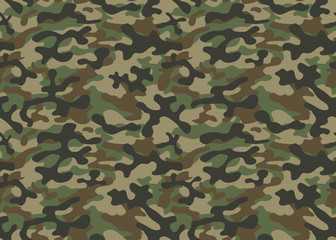 texture military camouflage repeats seamless army green hunting - obrazy, fototapety, plakaty