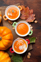 Pumpkin cream soup