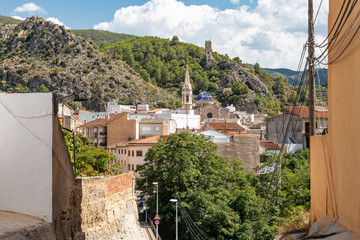a view over Moixent (Mogente) town, province of Valencia, Spain © Jorge Anastacio
