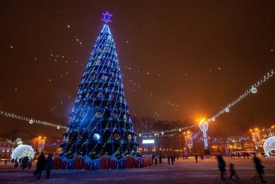 Christmas decoration of the city