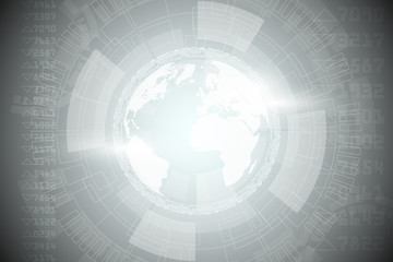 Technology concept. Internet connection, abstract technology graphic design..The concept of global network connectivity . Vector Illustration