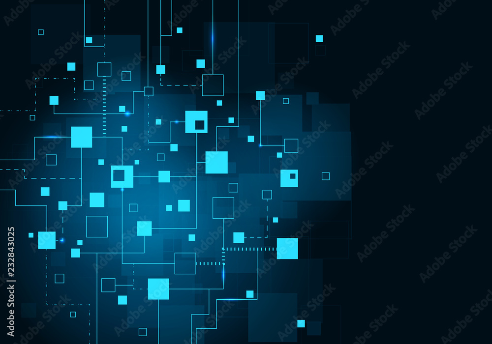 Poster abstract technology background. backdrop with connection concept. vector illustration.