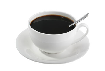 coffee cup isolated. without shadow