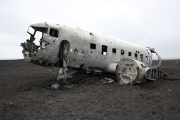 Island Flugzeugwrack