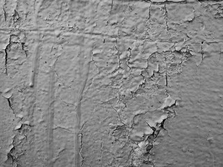 wall with peeling paint
