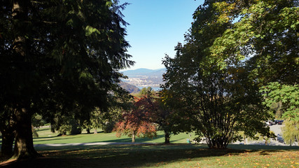 Burrard Inlet From Burnaby Mountain Park