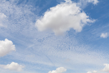 Beautiful white clouds and blue sky 97