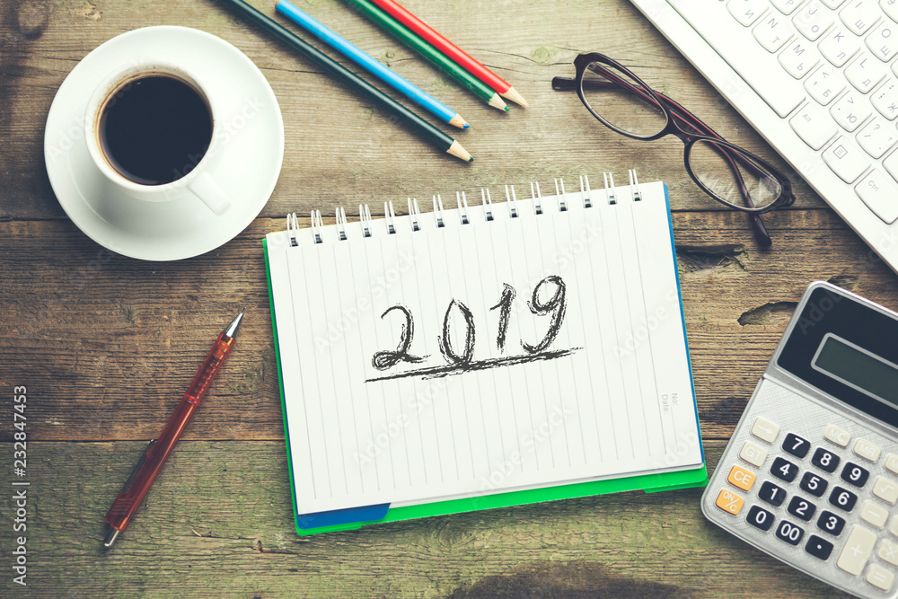 Poster 2019 text with keyboard