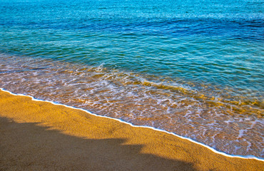 Sea, sand, beach. Beautiful summer laconic landscape