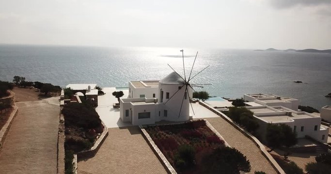 Traditionnal windmill in Antiparos island in Greece