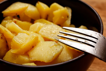 tasty fried potatoes