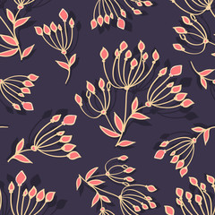 floral seamless pattern illustration