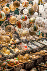 Christmas decorations at the market in Vienna