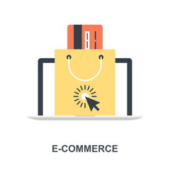 E-commerce icon concept