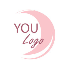 elegant fashion logo design. abstract illustration. Label, design element, frame.