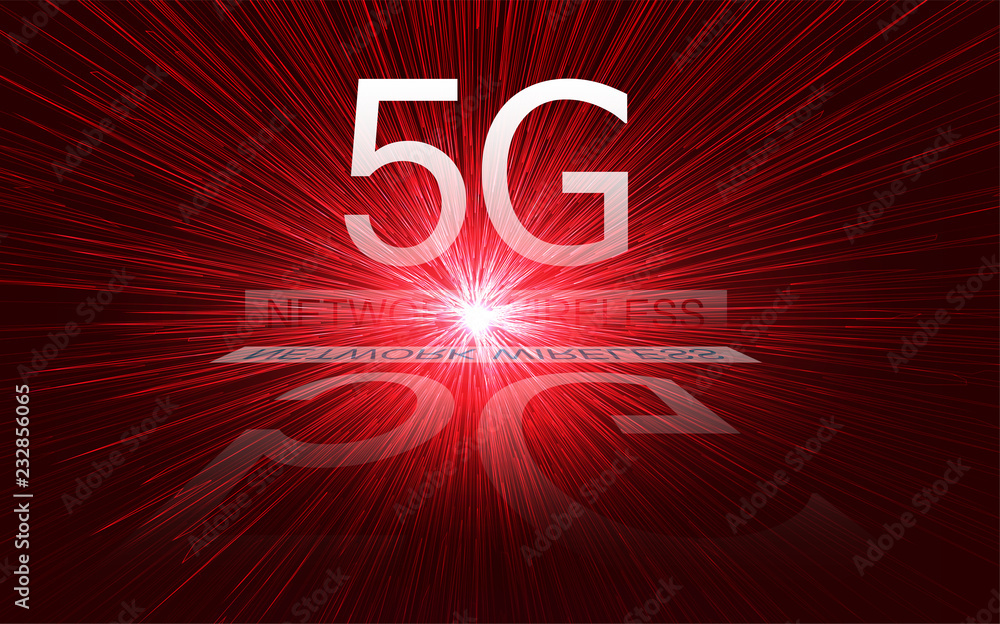 Leinwandbilder 5g new wireless internet wifi connection. global network high speed innovation connection data rate 