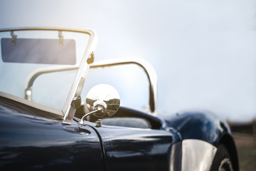 Beautiful classic vintage sport car