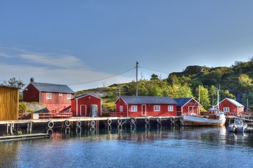 Nusfjord, Lofoten, Flakstad, Flakstadøya, Hafen, Fischerboot, Boot, Fischereihafen,...