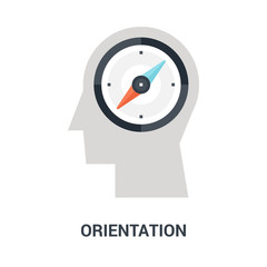 orientation icon concept