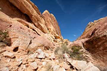 White Domes hiking trail in Valley of Fire state park Nevada