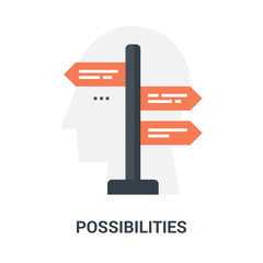 possibilities icon concept