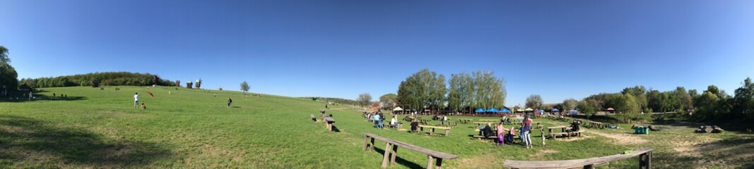 panorama of rural landscape