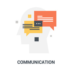 communication icon concept