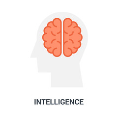 intelligence icon concept
