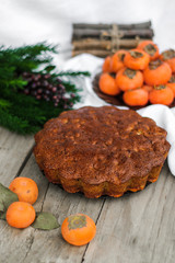 Persimmon cake