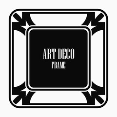 Vintage art deco frame