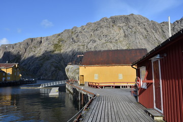 Nusfjord, Lofoten, Flakstad, Flakstadøya, Hafen, Fischerboot, Boot, Fischereihafen,...