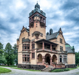 Fototapeta premium Main facade of old castle of Stockholm, Sweden