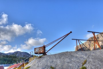 Nusfjord, Lofoten, Flakstad, Flakstadøya, Hafen, Fischerboot, Boot, Fischereihafen,...